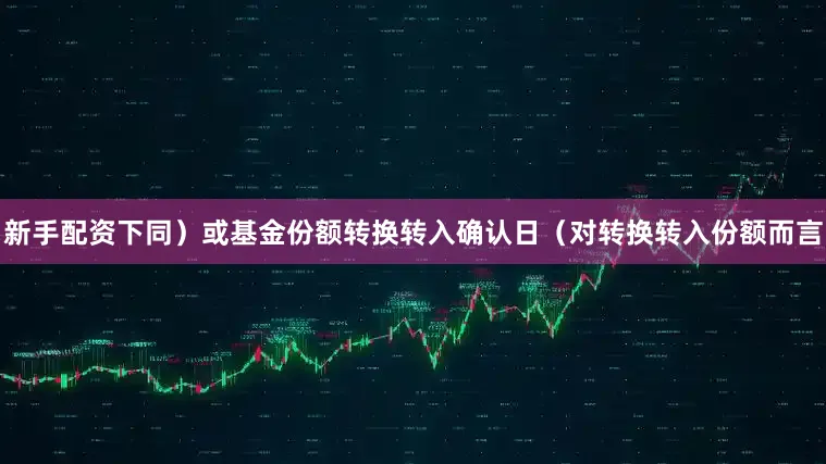 新手配资下同)或基金份额转换转入确认日(对转换转入份额而言