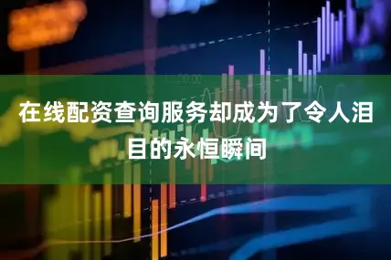 在线配资查询服务却成为了令人泪目的永恒瞬间