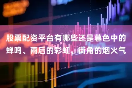 股票配资平台有哪些还是暮色中的蝉鸣、雨后的彩虹、街角的烟火气