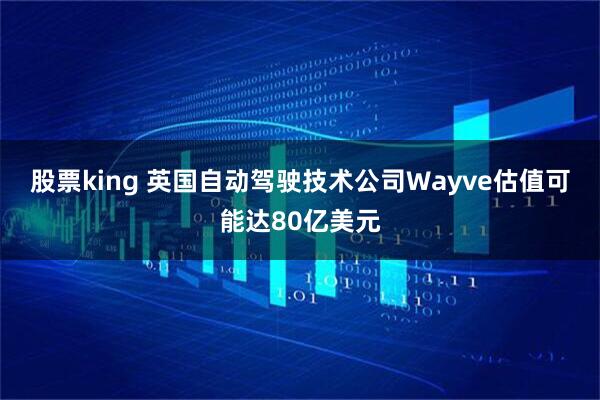 股票king 英国自动驾驶技术公司Wayve估值可能达80亿美元